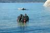 Lake Tahoe scuba divers, Sand Harbor 10/21/06