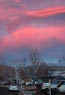 Winter sunset over Reno, Nevada NV 2/29/08